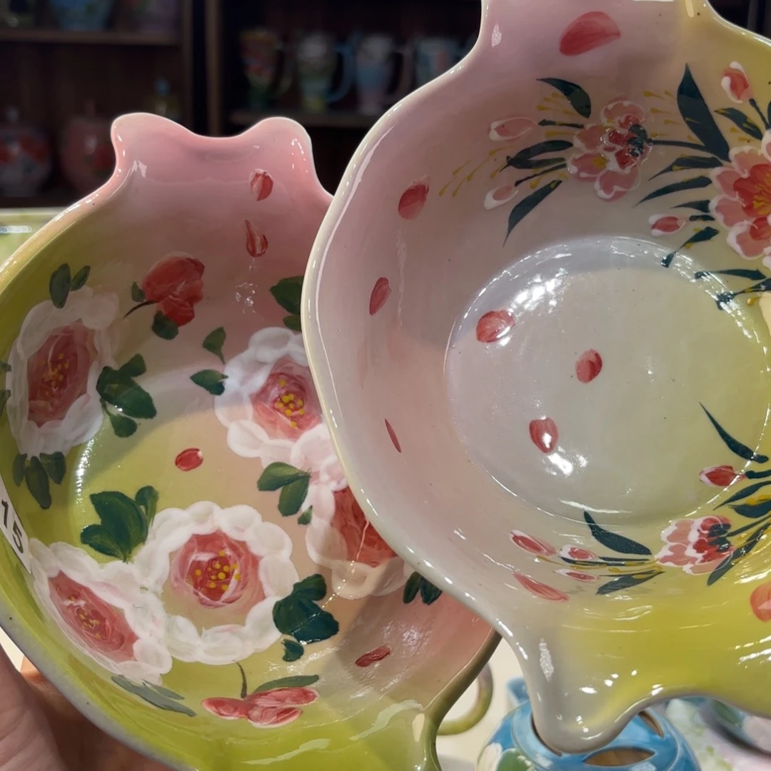 嘟***景德镇手绘高温釉下彩陶瓷茶具