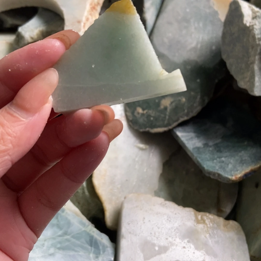 翡翠未镶嵌挂件天然翡翠