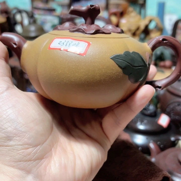 茶壶紫砂紫砂壶收藏起来了！