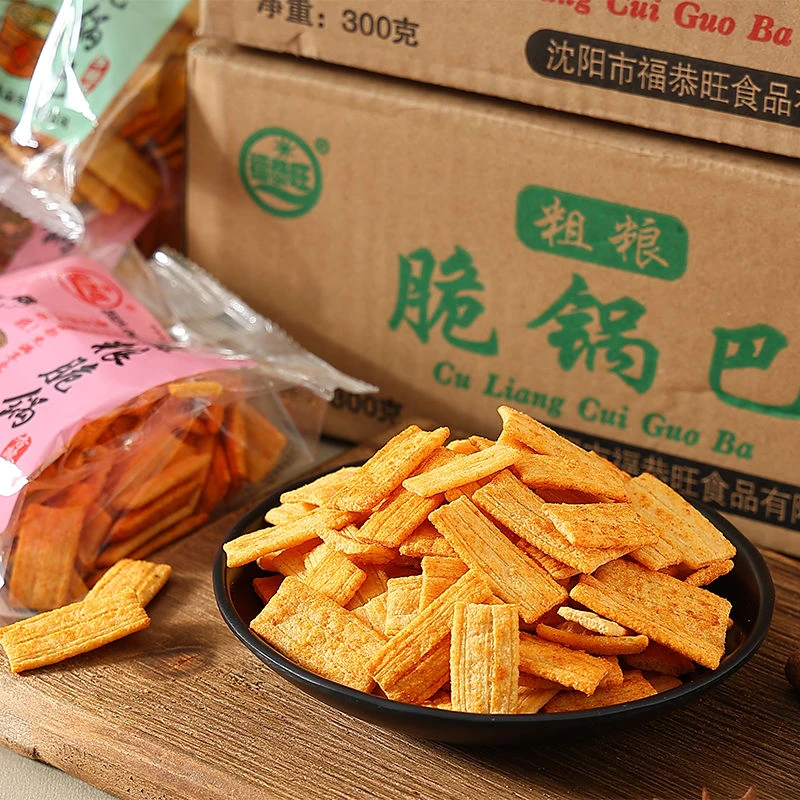 【一箱10包】粗粮脆锅巴 牛排味 粗粮细做 休闲零食 独立包装