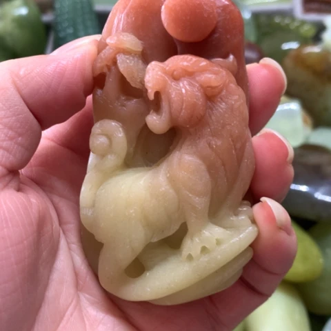 蛇纹石玉未镶嵌手把件