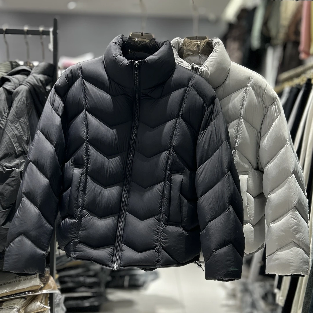 杉禾 超高充绒量冬新款90白鸭绒高蓬云朵泡芙男女款羽绒服25777