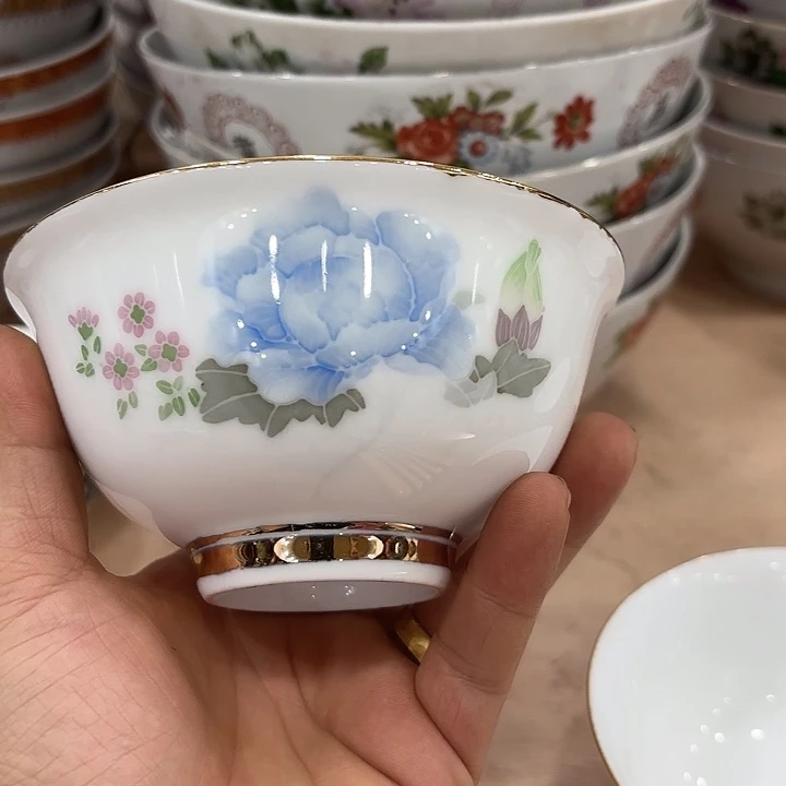 米饭，碗，米饭，碗，手绘
