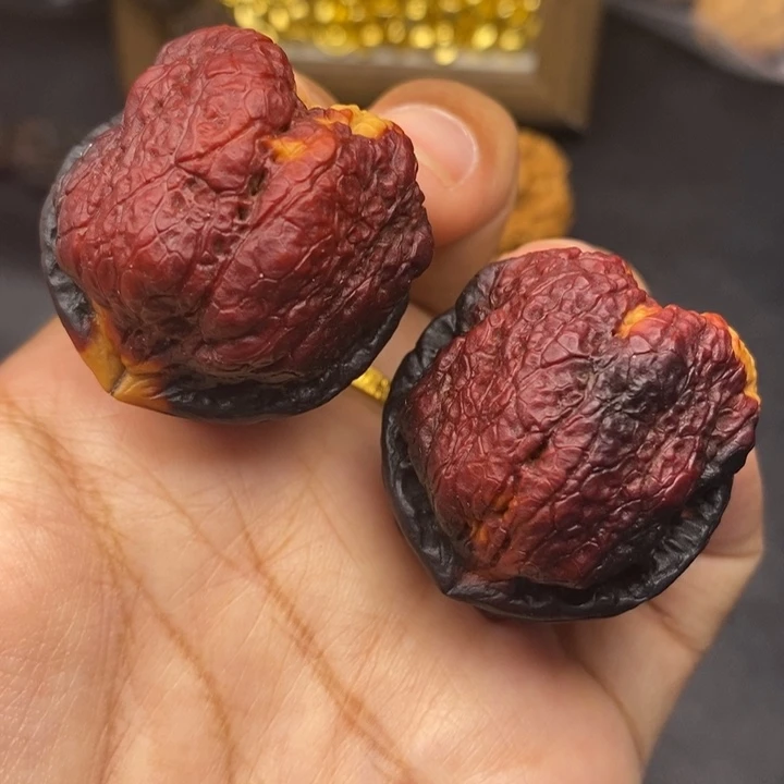 把件文玩核桃38尺蝴蝶蟾