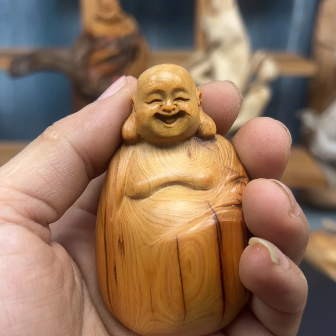木水*崖柏木摆件手把件
