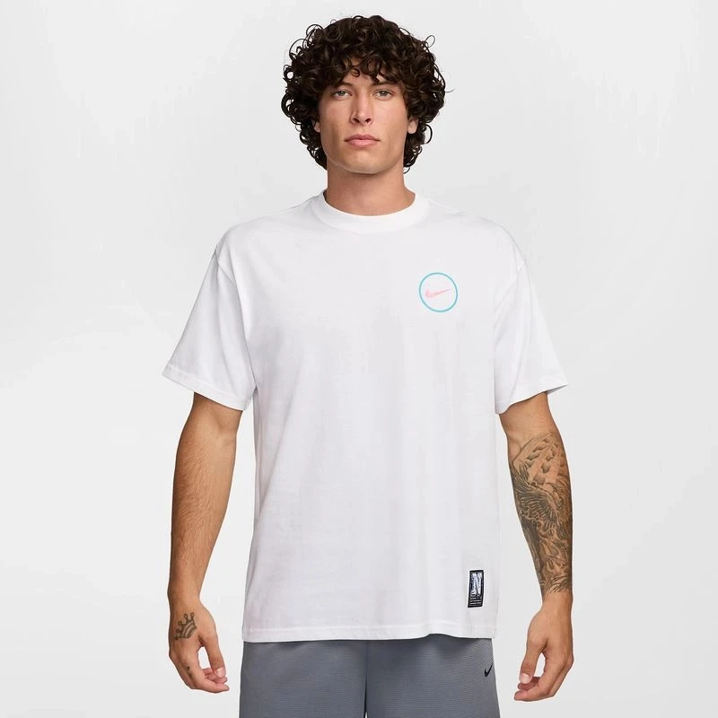 NIKE/耐克官方正品男子篮球运动宽松训练T恤/短袖HJ3407-100