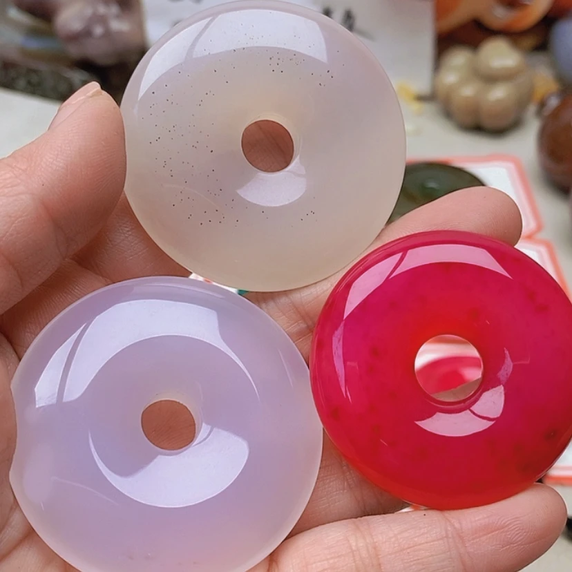 【闪购商品】未镶嵌玛瑙/玉髓珠宝半成品澹**生