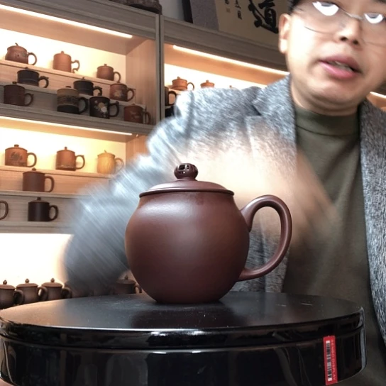 紫泥茶杯大缸杯容量380