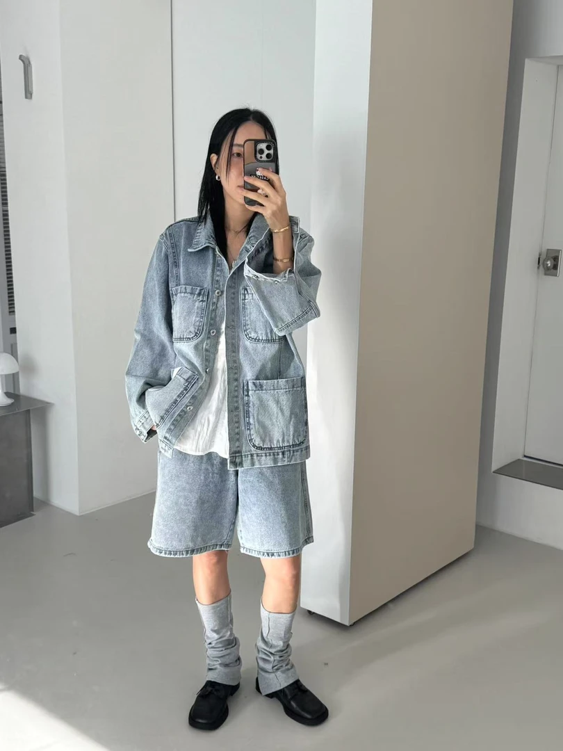 韩国东大门正品时尚牛仔外套021324（NO退NO换）