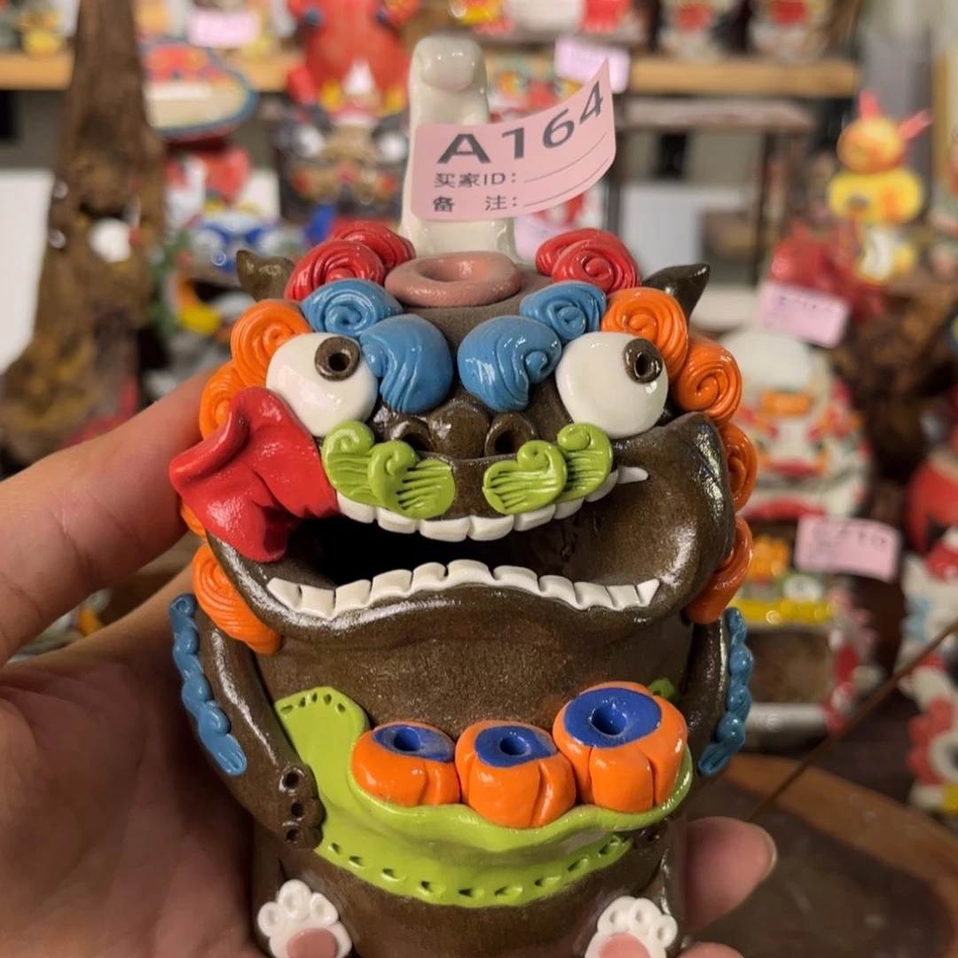 泥塑纯手工茶宠摆件