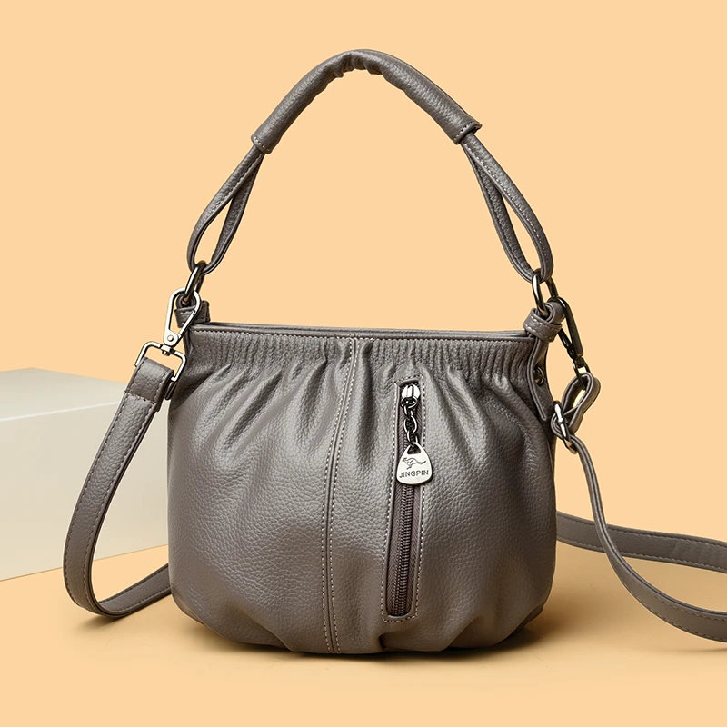 吉尼斯袋鼠小包女士包百搭通勤单肩斜跨包妈妈包婆婆包包包上班