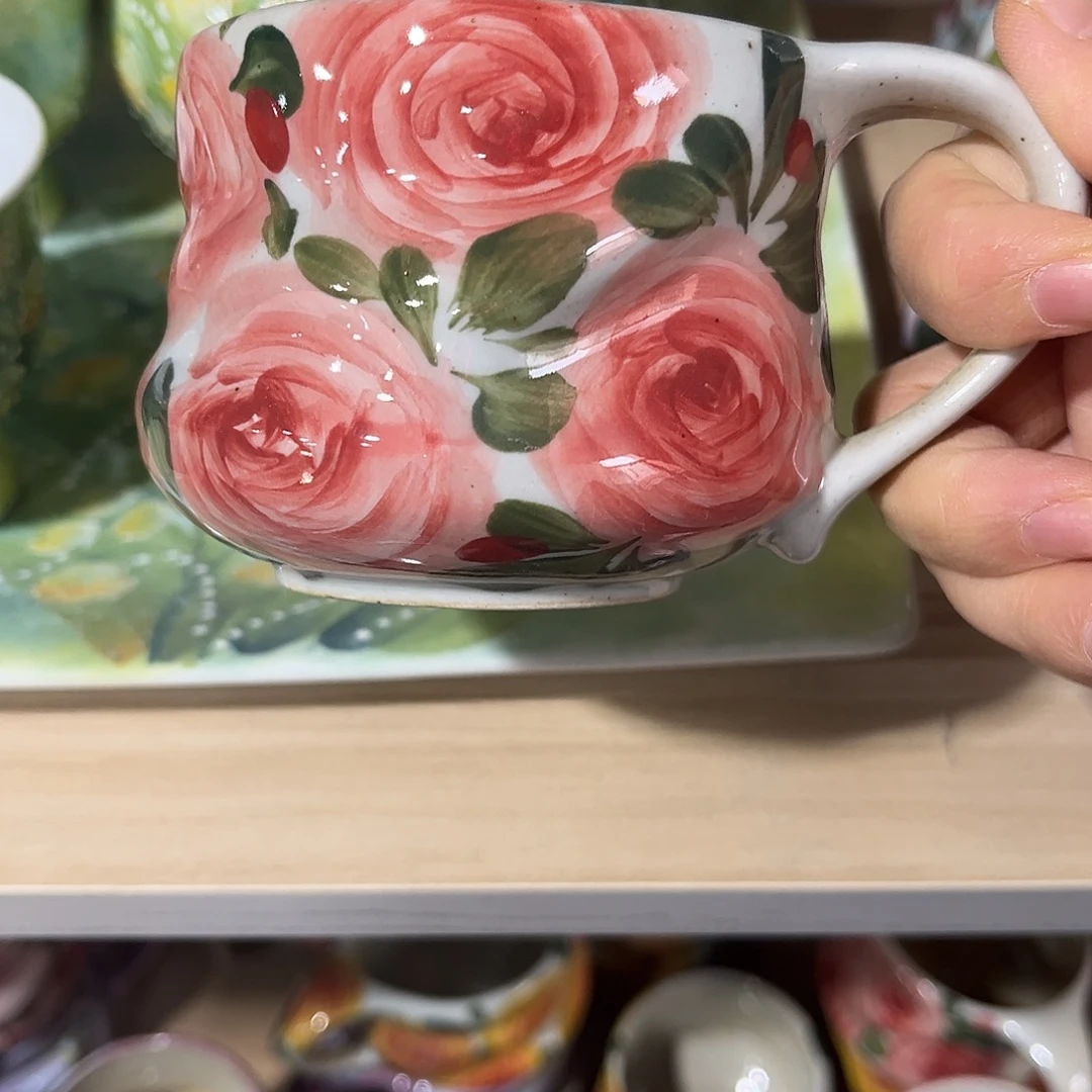 陶泥景德镇手工手绘高温釉下彩