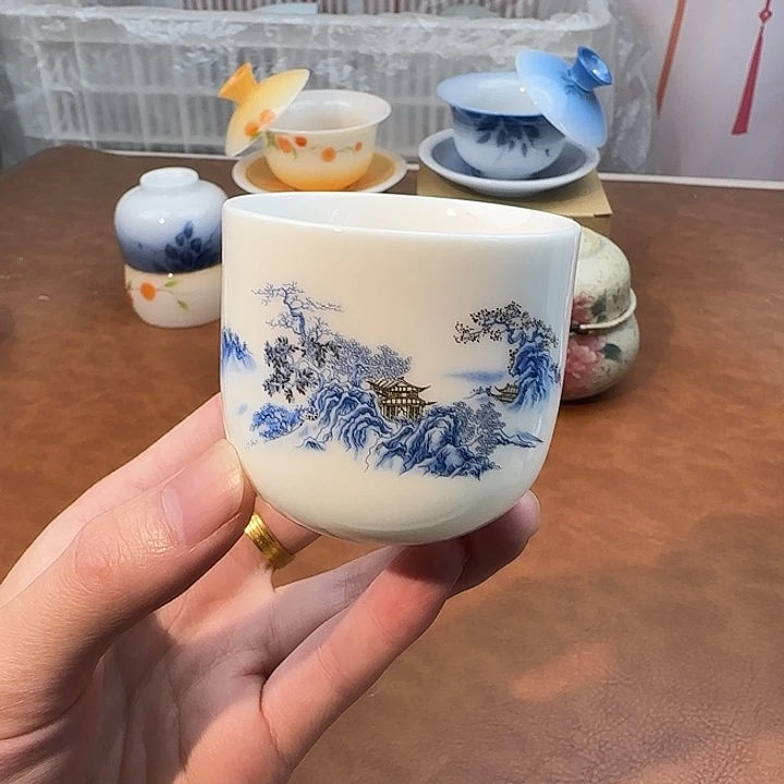 颜瓷闪购商品代替链接蓝色山水