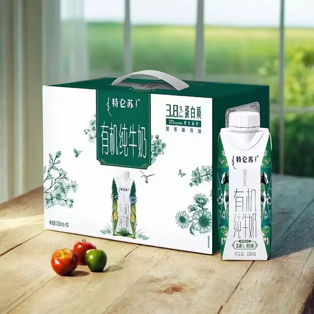 MENGNIU/蒙牛 8月新日期蒙牛特仑苏有机纯牛奶梦幻盖学生奶单提