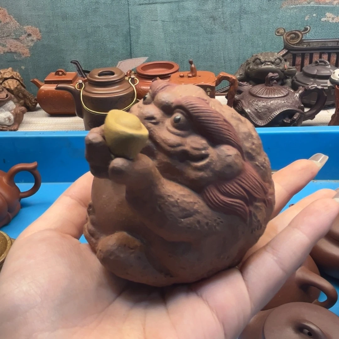 紫砂雕宠小器高品