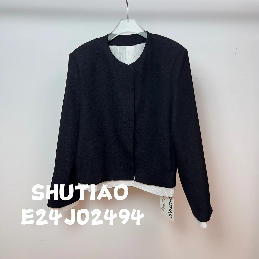 【SHUTIAO】2024秋冬：新款小众设计款外套E24J02494