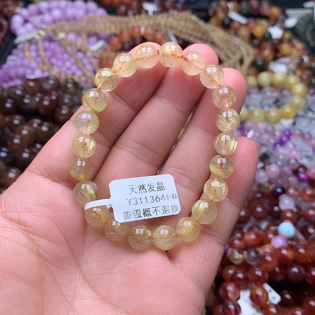 水晶手链未镶嵌，，