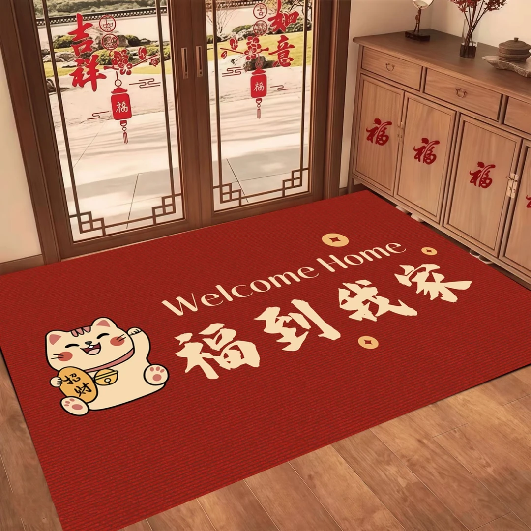 到手两件40*60厘米硅藻泥底 新款卡通吸水可爱风格脚垫