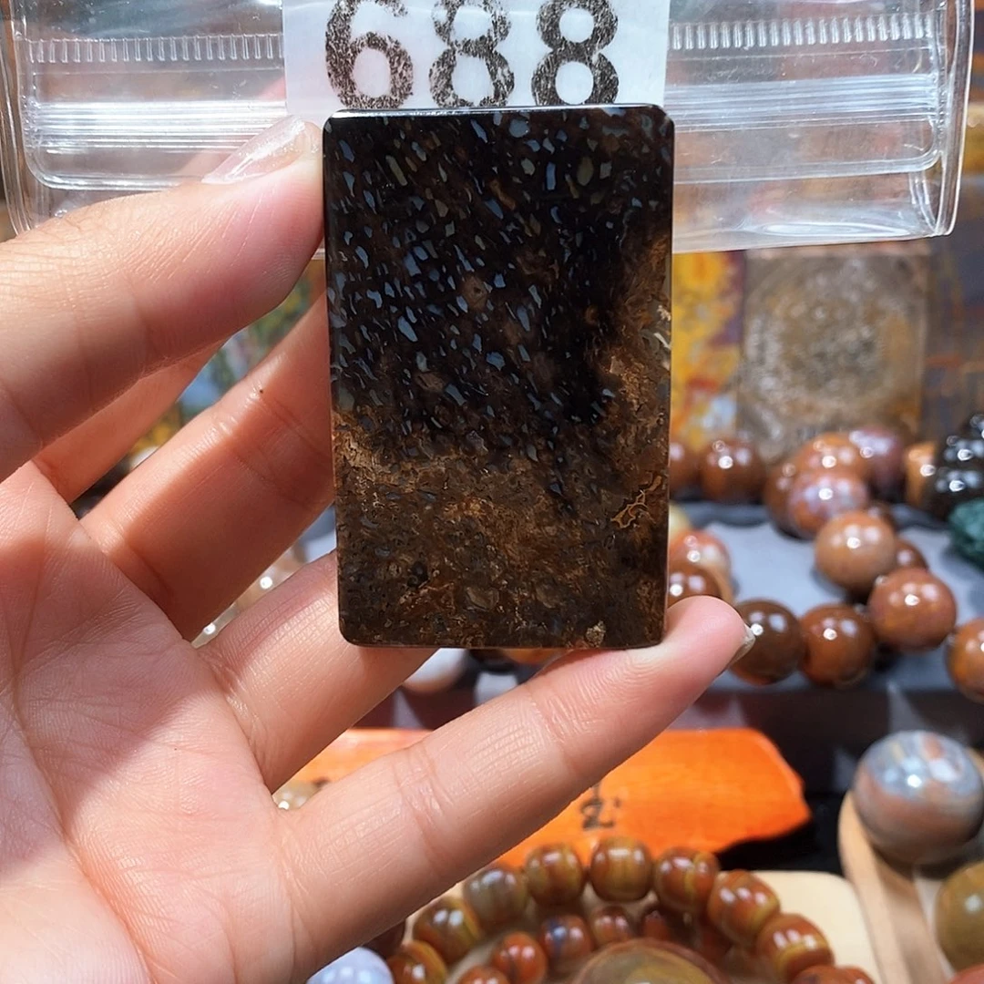 硅化玉天然北票硅化玉牌子未镶嵌天然北票硅化玉牌子