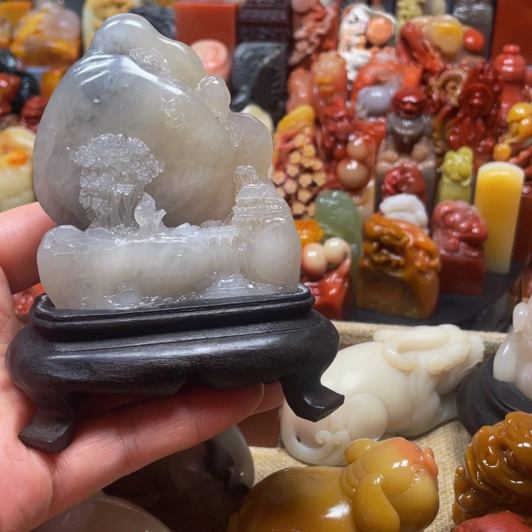 寿山石印石精美寿山