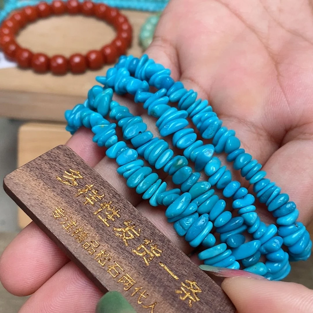 未镶嵌绿松石珠宝奇石多样性发货