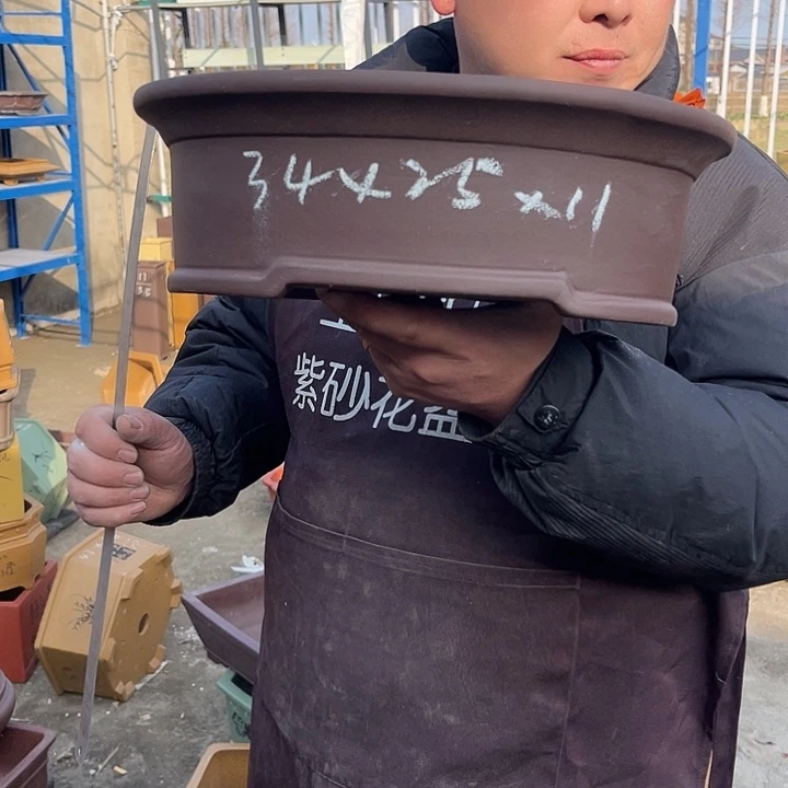 紫砂花盆紫砂等传统