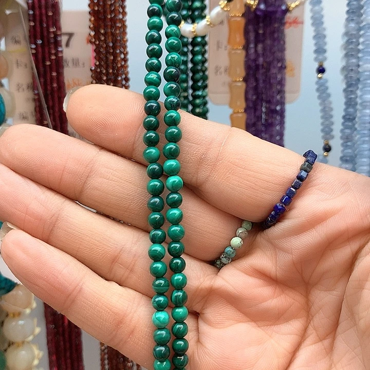 玛瑙/玉髓手串未镶嵌孔雀卡4