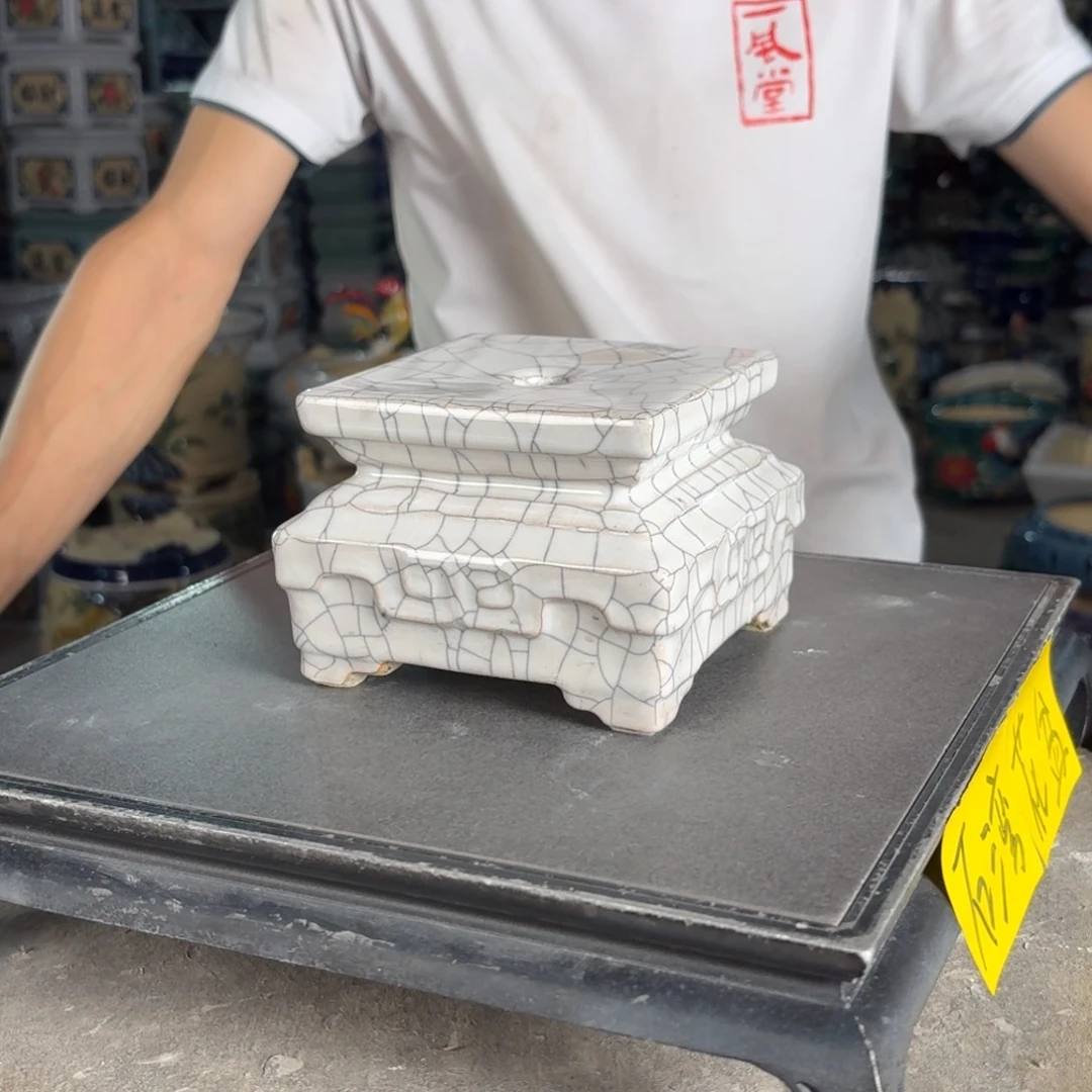 一风堂石湾花盆 面11高10