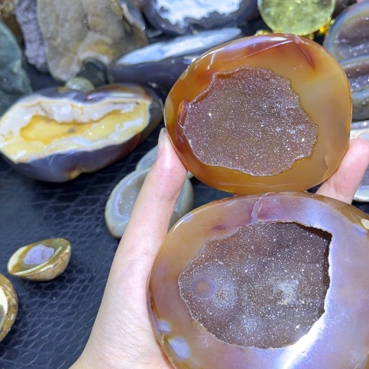 未镶嵌发饰水晶红晶盆