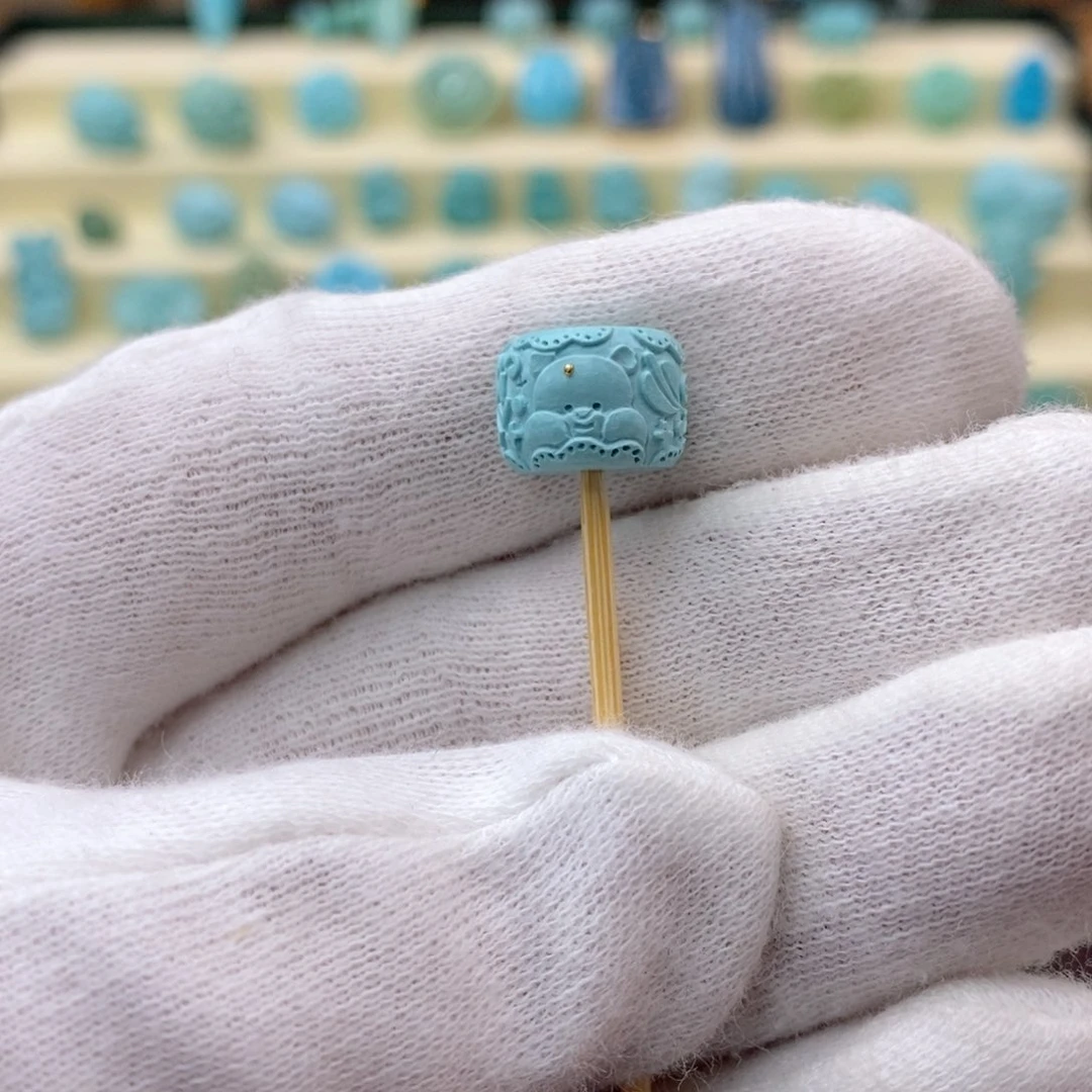 绿松石珠宝奇石未镶嵌