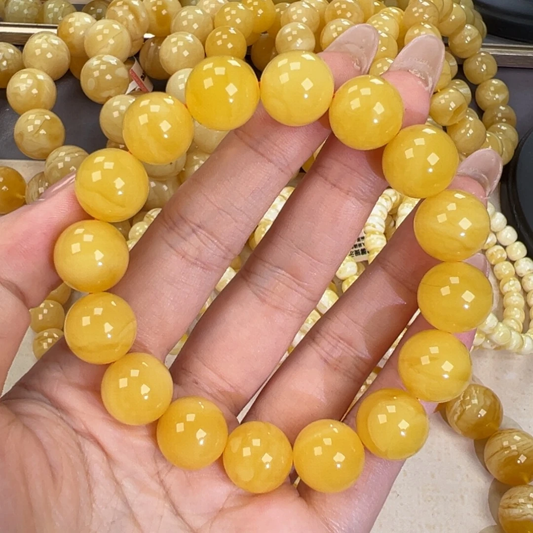 手链琥珀未镶嵌23.3焦皮