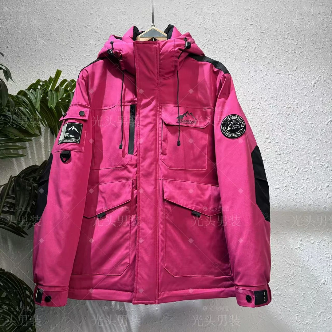 『光头臻选』冬季极寒羽绒服【草莓熊限定】户外高品质保暖外套-9802