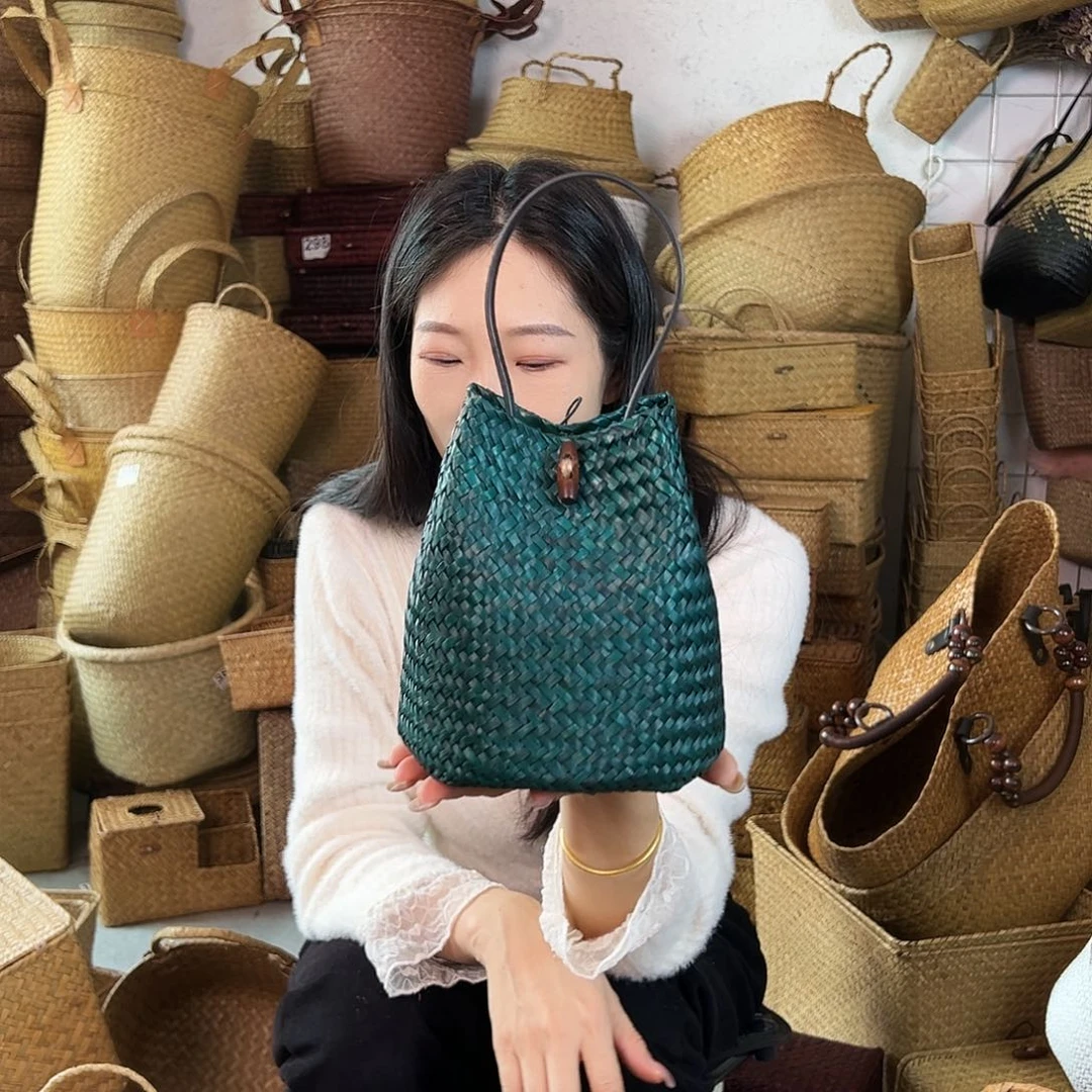 草编草编包/草编收纳盒微瑕疵