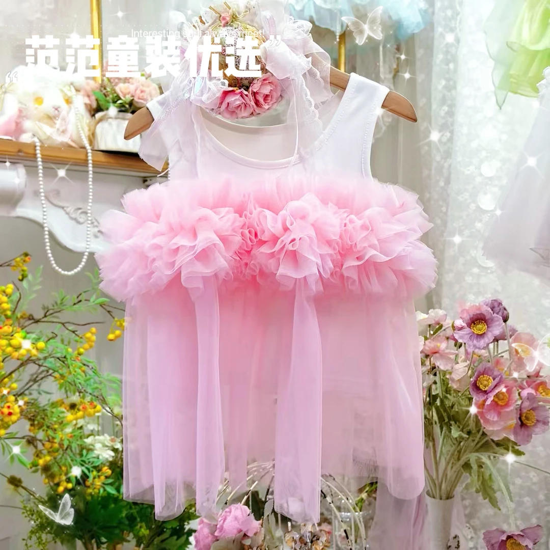 【范范童装优选】时尚辣妹背心【小甜心】春夏上衣25153