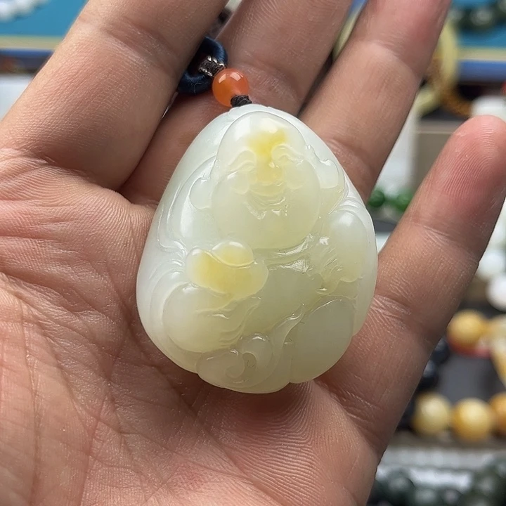 和田玉吊坠(不含链)未镶嵌佛****！