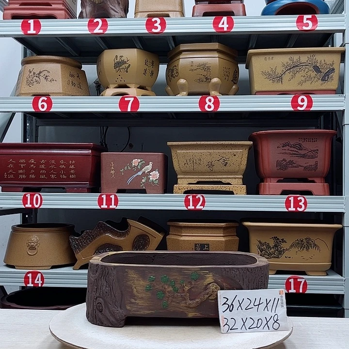 紫砂花盆紫砂花盆