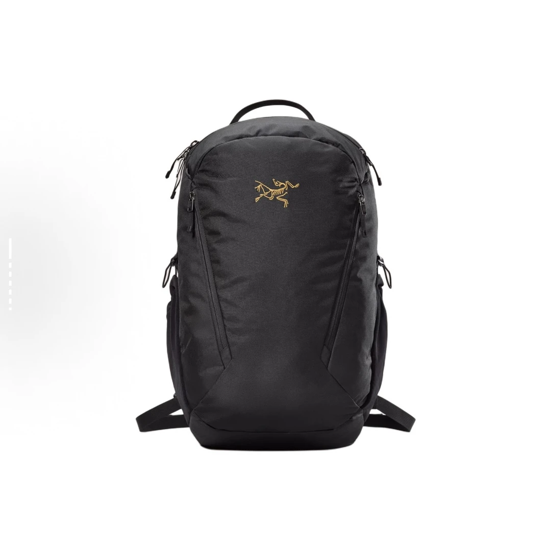 Arcteryx始祖鸟 Mantis26L舒适流线型再生聚酯黑色男女同款双肩包