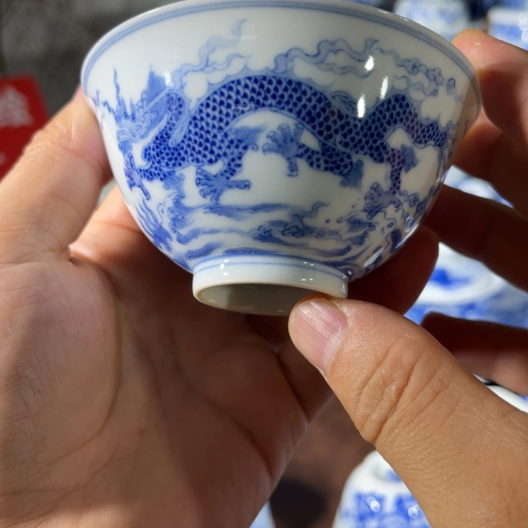 杯子手工手绘的陶瓷的