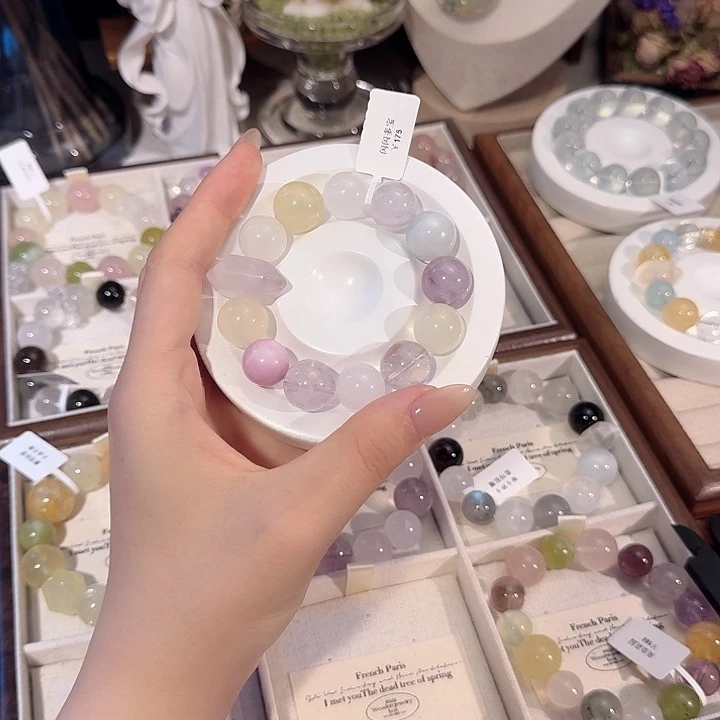水晶手链合金天然水晶