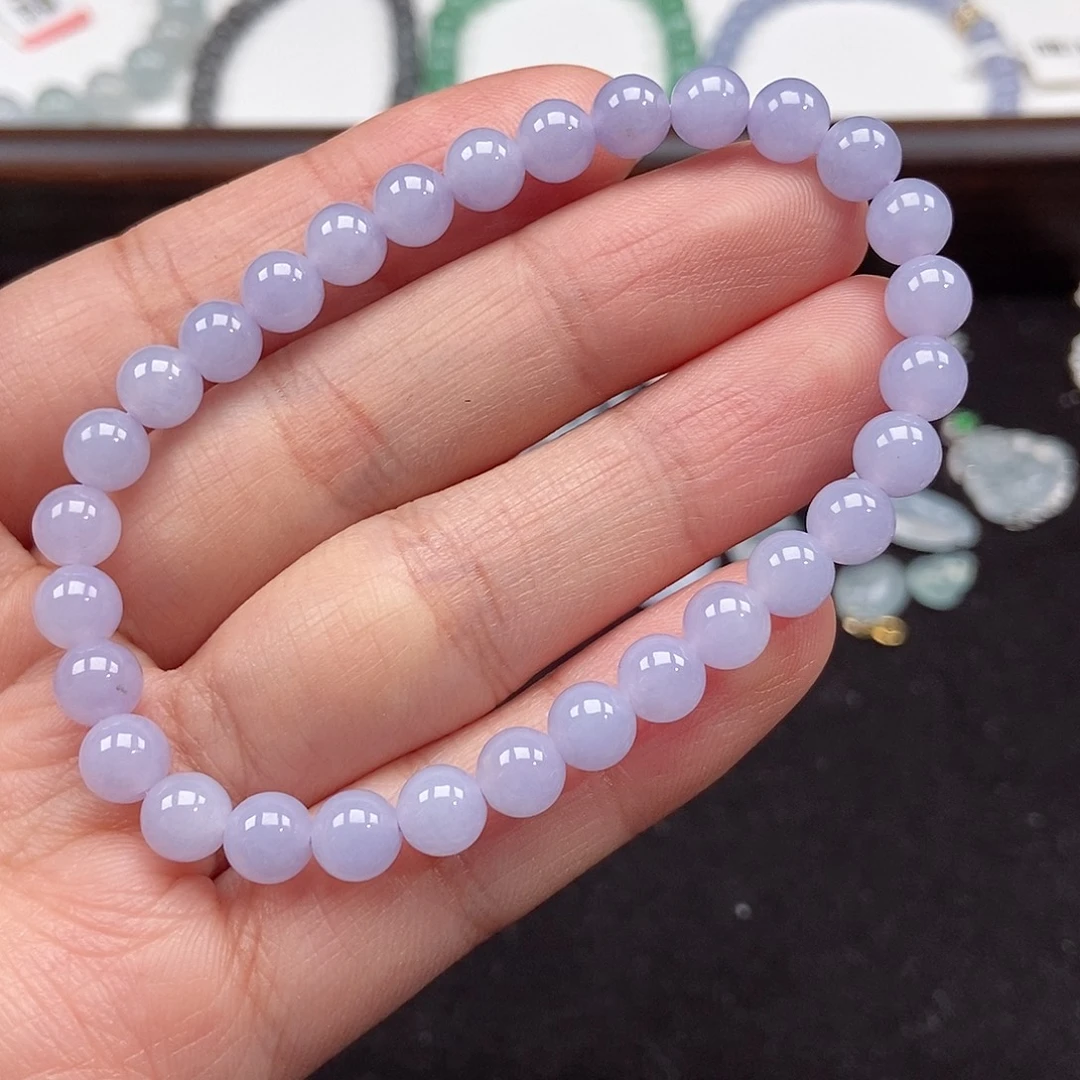 翡翠未镶嵌手串卡6.2