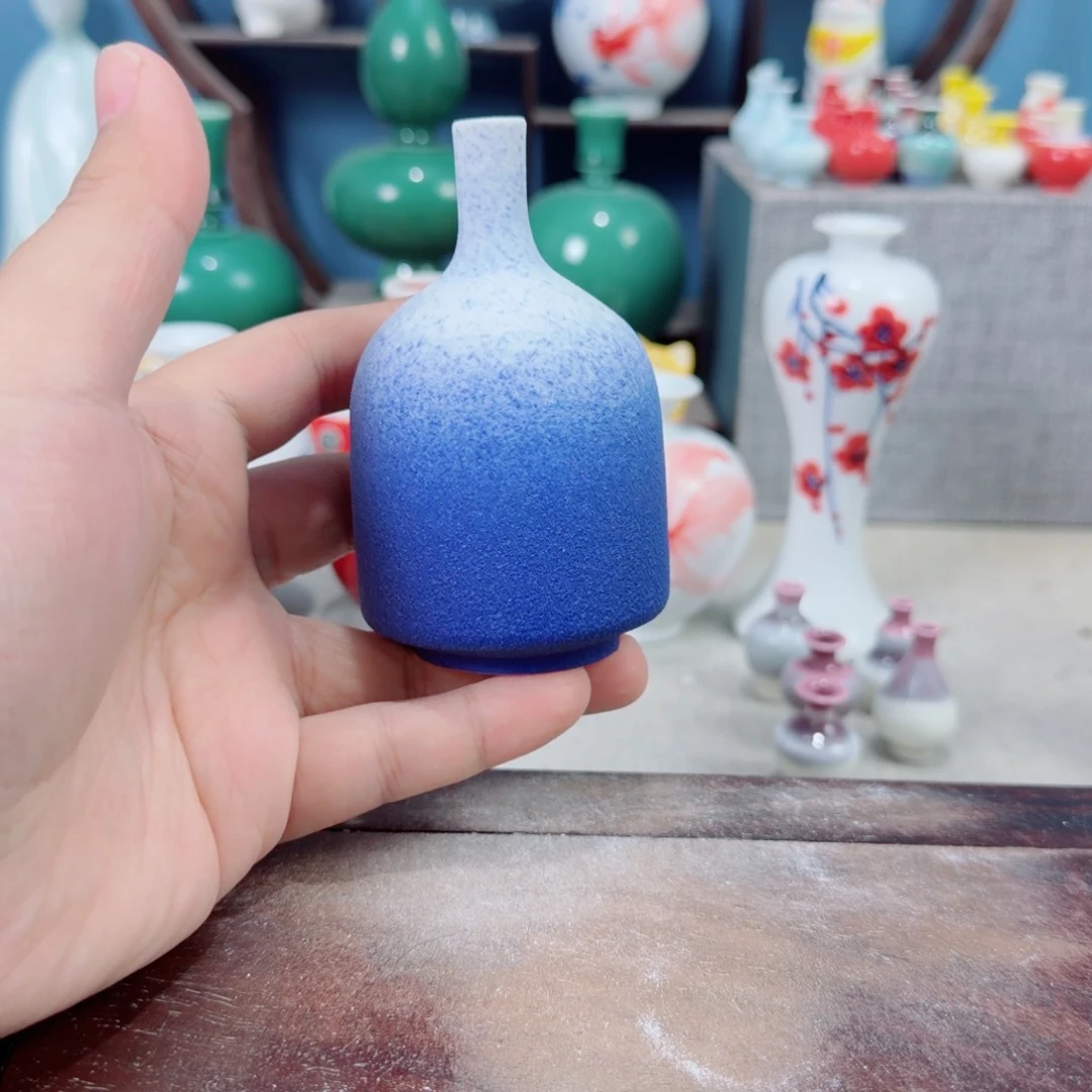 陶瓷手工小花器摆件