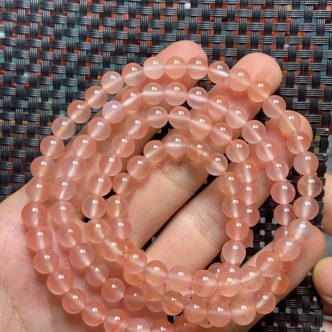 南红玛瑙未镶嵌手链6+’mm