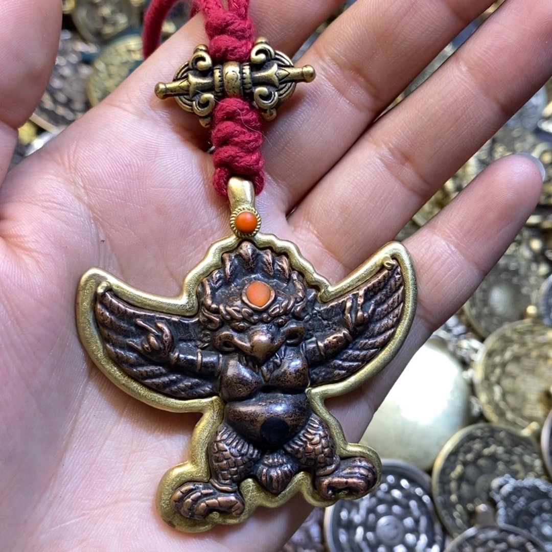 藏式大鹏鸟搭配挂件