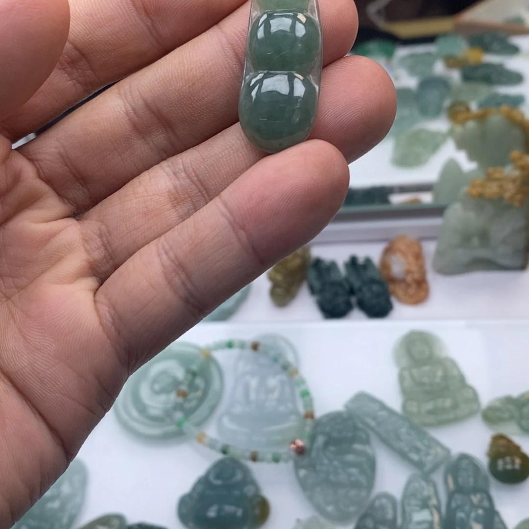 翡翠未镶嵌手链天然a货翡翠44