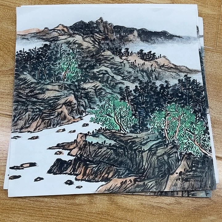 姜奇老师山水作品33×33
