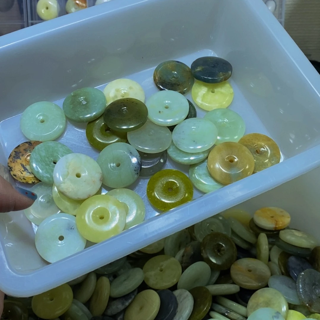 蛇纹石玉未镶嵌毛衣链107