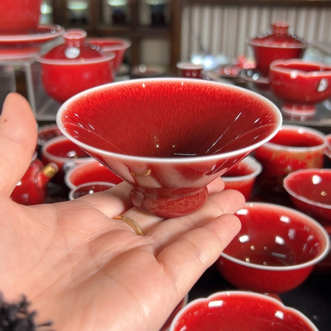 杯子景德镇高温原矿杯