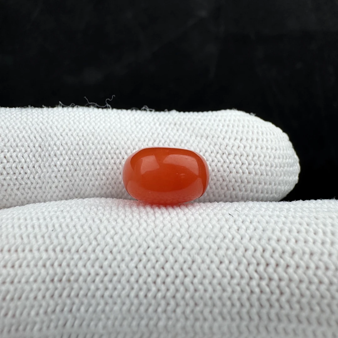 P2028天然南红 扣子11.6*7.5mm支持复检 假一罚四