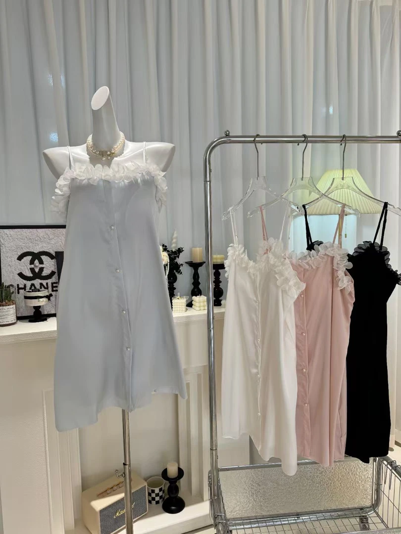 春夏季可外穿睡裙女士薄款宽松显瘦高级提花睡衣家居服女士