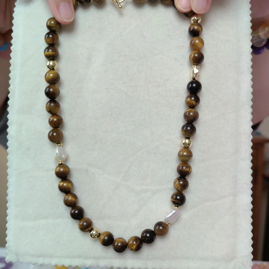 颈饰合金水晶设计款